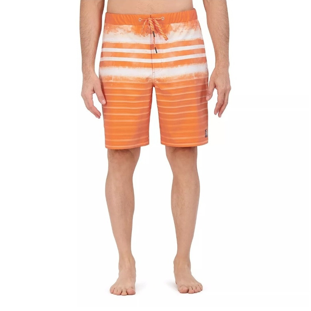 ZeroXposur Men's UPF 50+ Sun Protection Comfort Liner Snap Waist Swim Trunks XXL